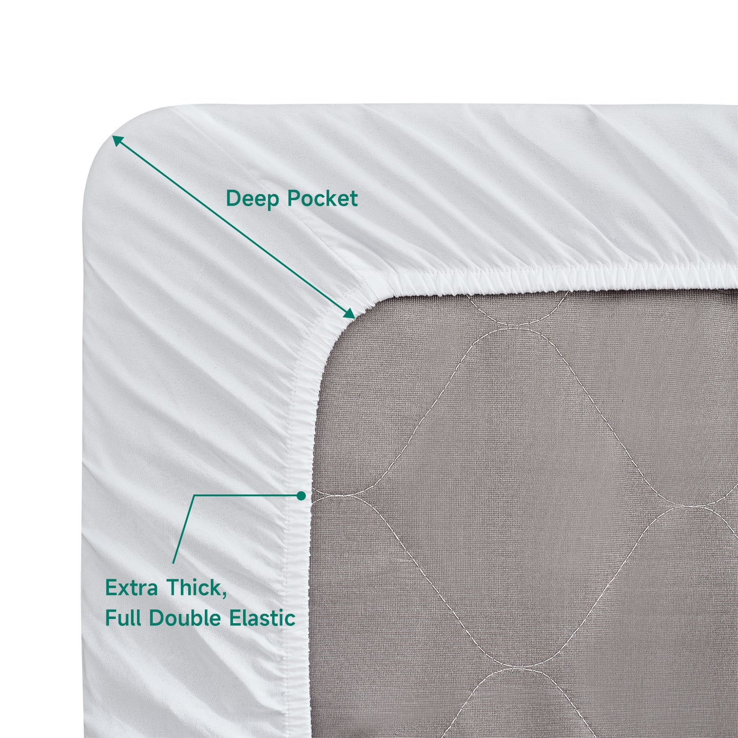 Z-hom 4 Piece cooling sheets White
