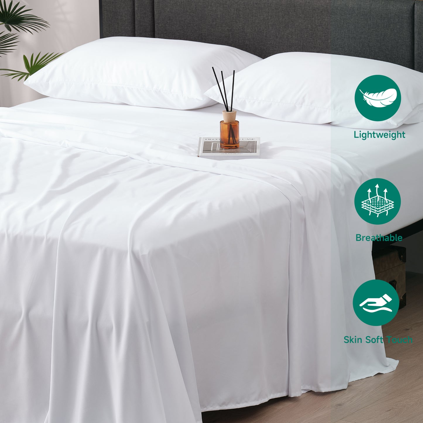 Z-hom 4 Piece cooling sheets White
