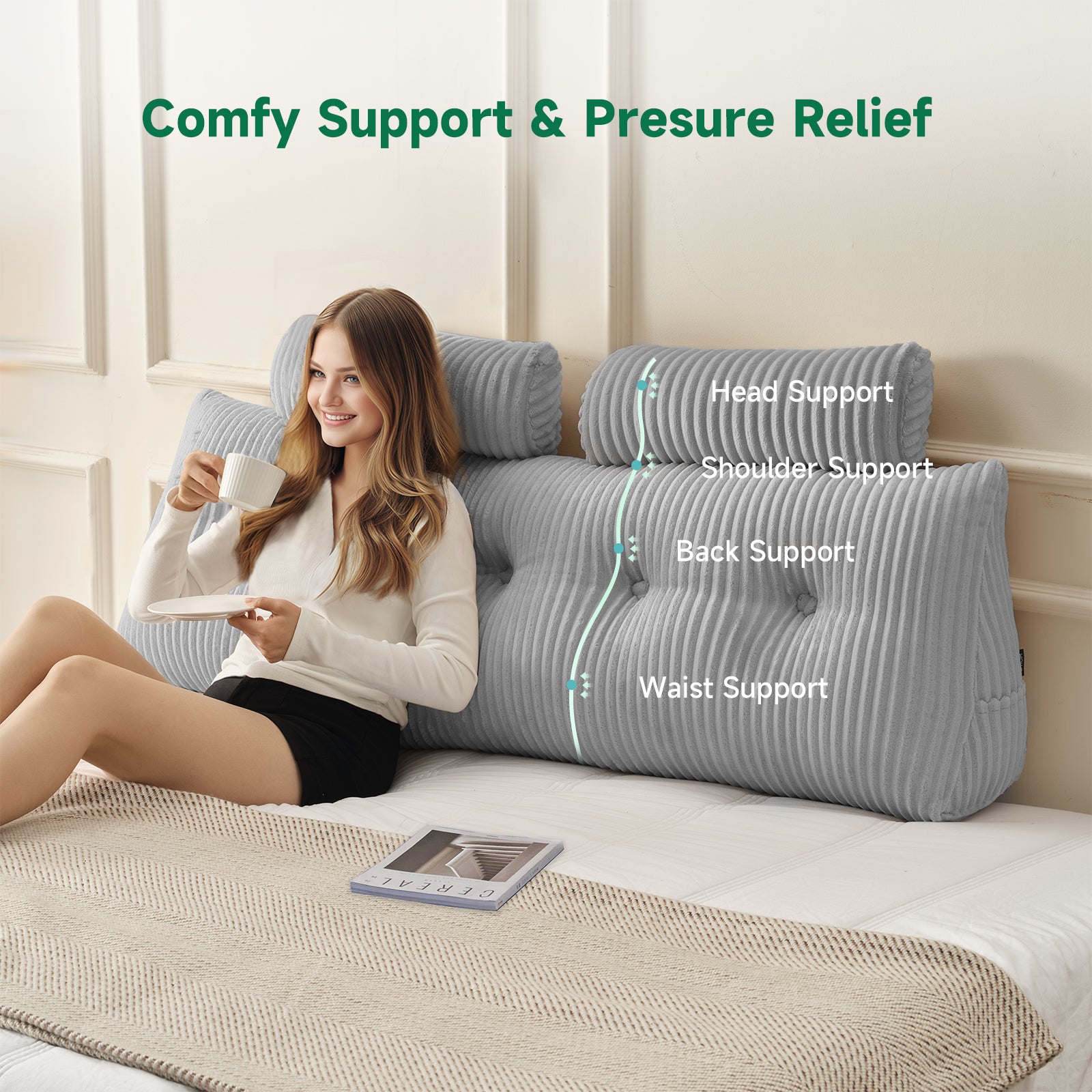 Triangular Headboard Pillow,Model P016