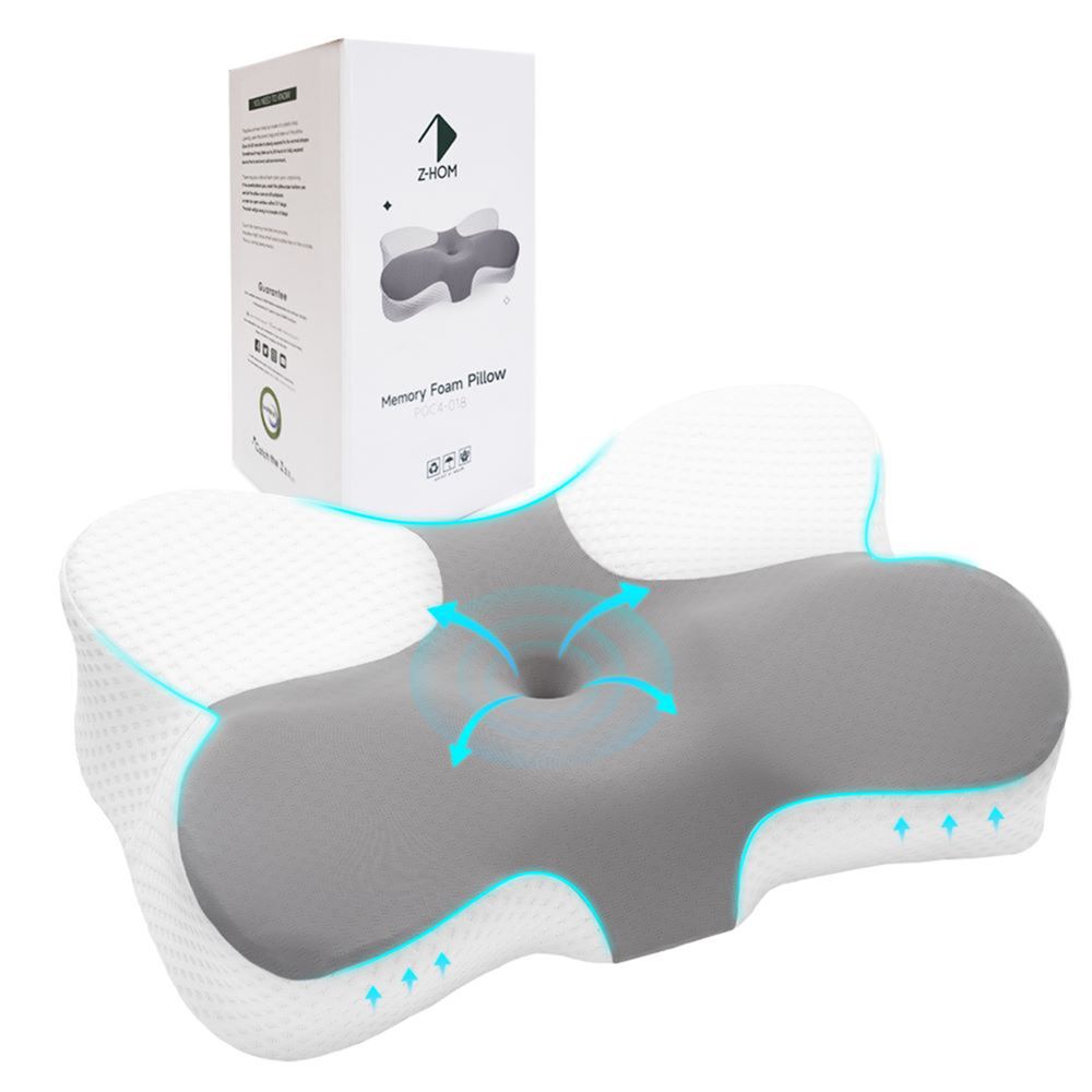 Z-HOM,Memory Foam Pillow,Standard 23.62"×14.17"×5.12"/3.15”