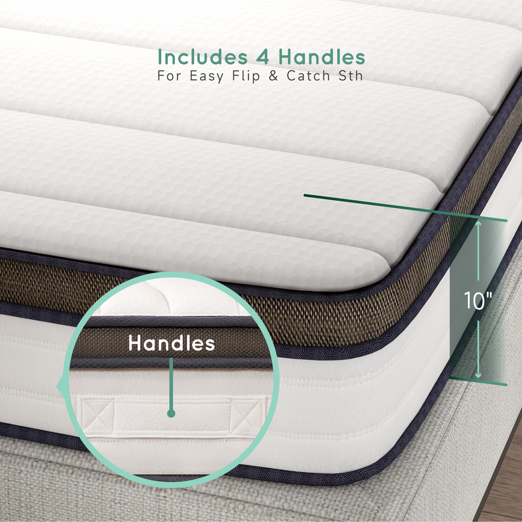 Z-HOM 10" Gel Memory Foam Mattress,Model M003