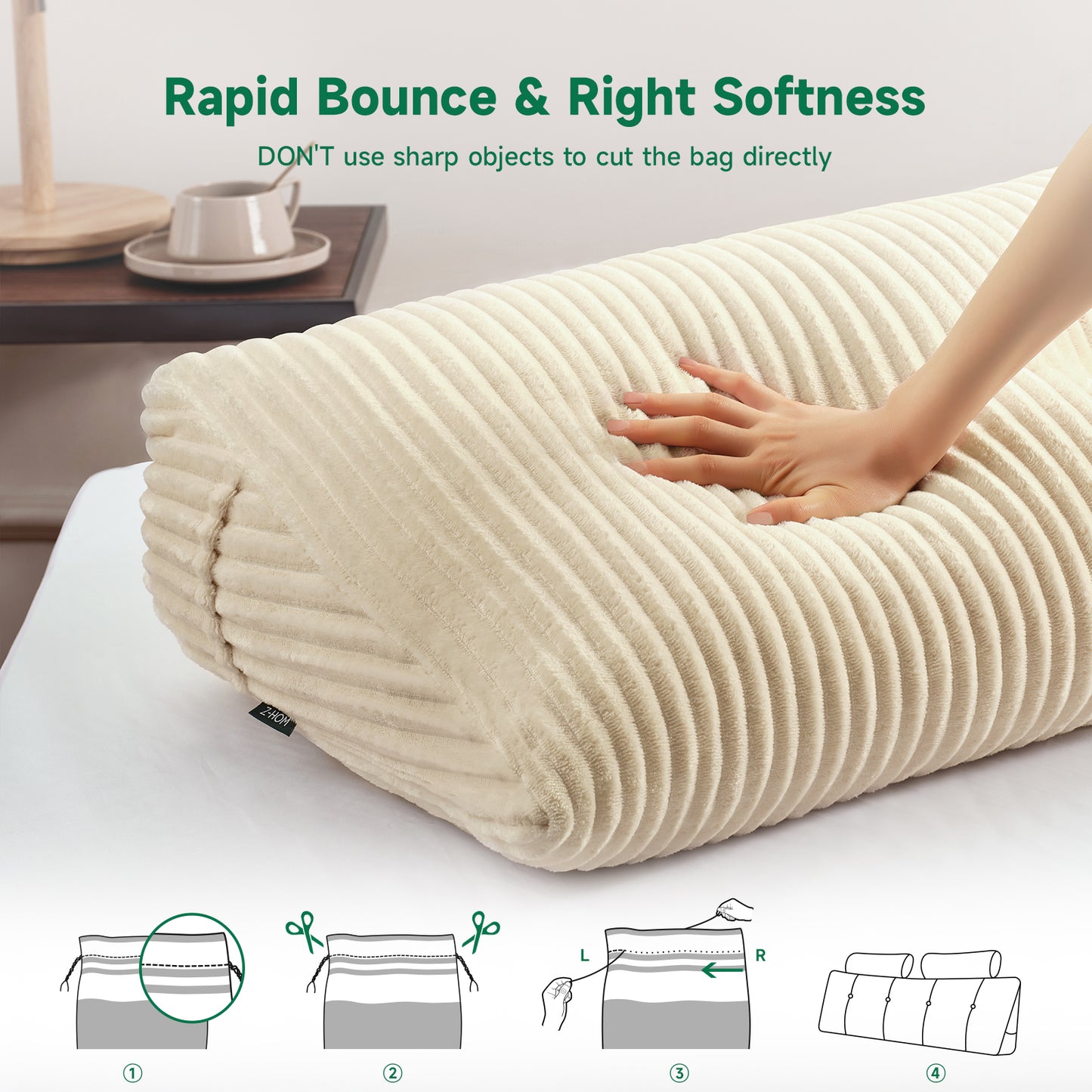 Triangular Headboard Pillow,Model P016