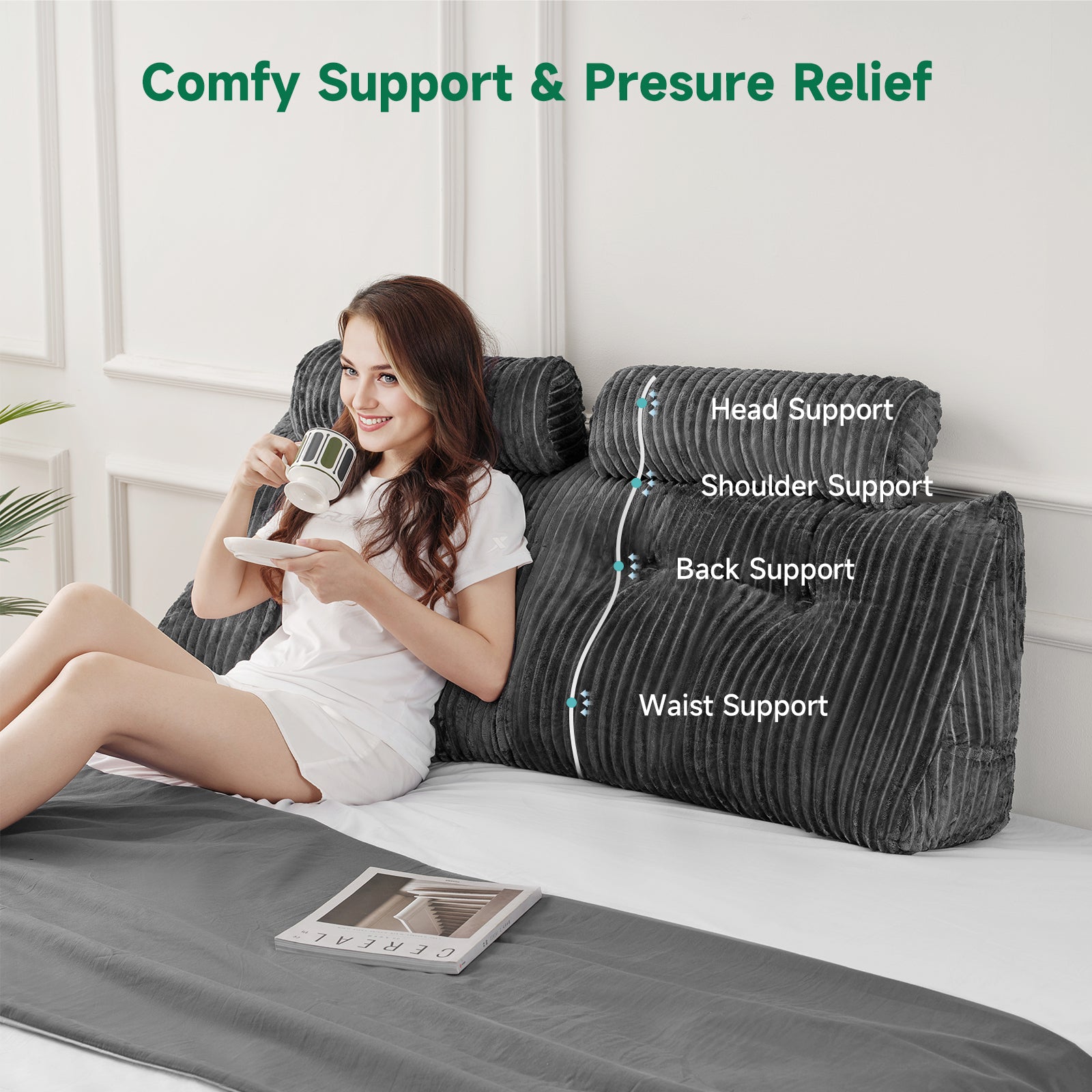 Triangular Headboard Pillow,Model P016